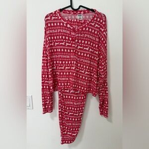 PINK Christmas pajama set